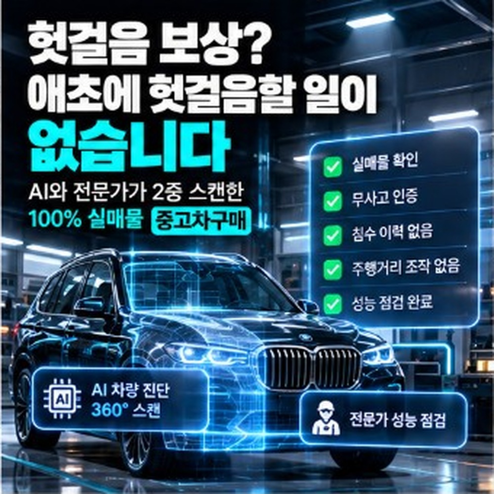 중고차구매, 실매물·하자점검·예산 맞춤 구매 가이드